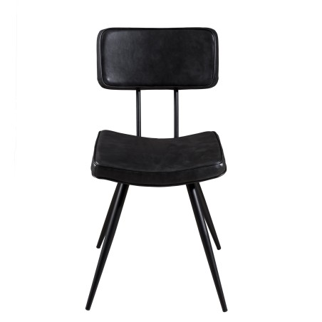 AUGUSTIN Set of 2 Black JAMES Chairs - Stylish and Durable