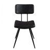 AUGUSTIN Set of 2 Black JAMES Chairs - Stylish and Durable