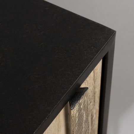 Buffet CARMEN - Bois acacia et pieds métal