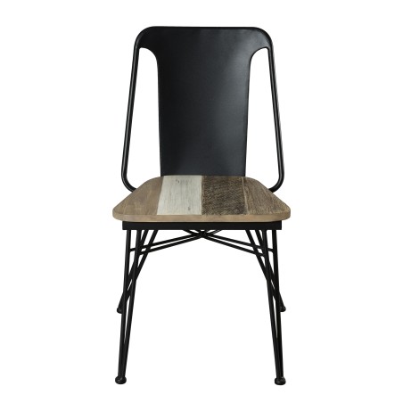 Lot de 2 chaises CARMEN - Pieds métal