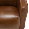 Fauteuil OCTAVE CHICAGO marron vintage