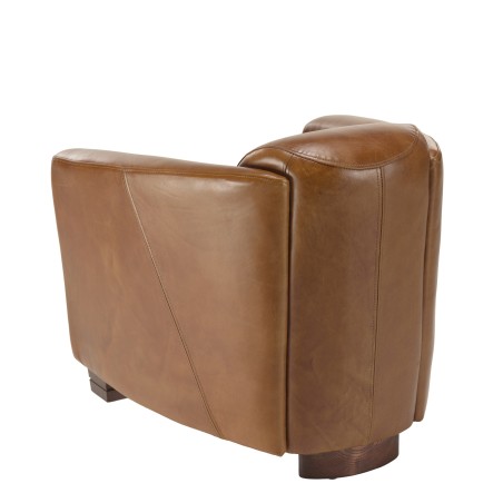 Fauteuil OCTAVE CHICAGO marron vintage