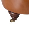 OCTAVE Vintage Brown Chesterfield Armchair | Baroque Style