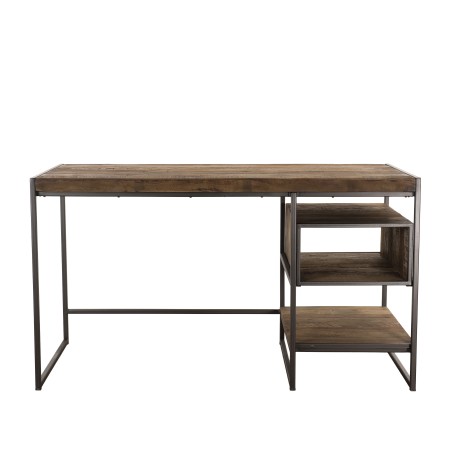 Bureau SIXTINE en teck recyclé - 1 niche et 1 tablette