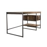 Bureau SIXTINE en teck recyclé - 1 niche et 1 tablette