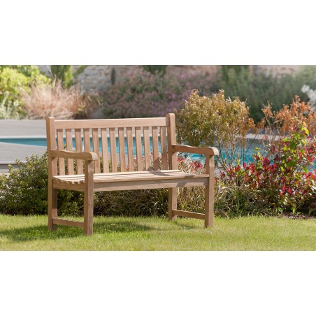 Banc de jardin Java en bois Teck - Résistant et de qualité supérieure