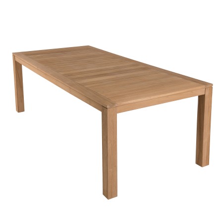KIM Garden Table for 6/8 People - VIESTE 220 x 100 cm Teak Wood