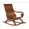 Rockingchair marron bois Mindi LORINE