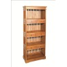 API Brown 6-drawer Teak Wood Bookcase
