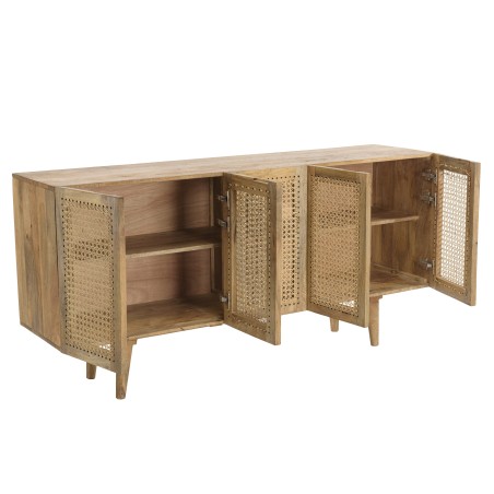 Buffet ISA - Bois de manguier et cannage naturel