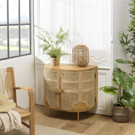 Buffet ISA marron 2 portes bois de manguier
