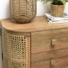 Meuble ISA - Bois de jamelonier et cannage