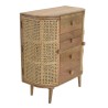 Meuble ISA - Bois de jamelonier et cannage
