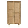 Meuble haut ISA en bois de manguier et rotin