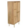 Meuble haut ISA en bois de manguier et rotin