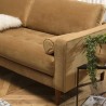 NELSON - MADRID 3 Seater Sofa in Camel Fabric