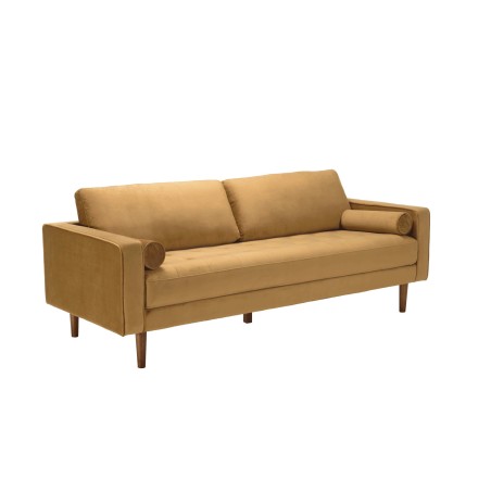 NELSON - MADRID 3 Seater Sofa in Camel Fabric