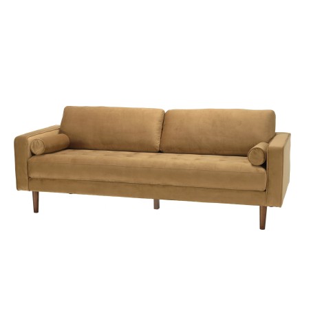 NELSON - MADRID 3 Seater Sofa in Camel Fabric