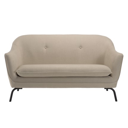 NELSON Beige 2-Seater Sofa - Cozy Living Room Furniture