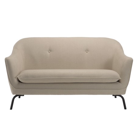 NELSON Beige 2-Seater Sofa - Cozy Living Room Furniture